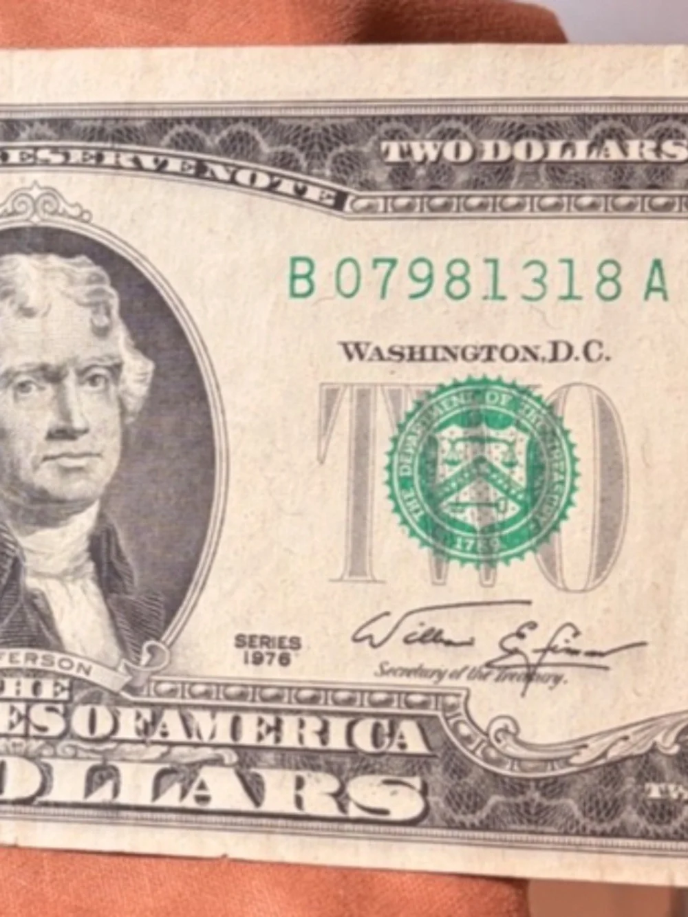 Us Mint 1976 $2